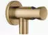 Dornbracht Wandanschlussbogen mit integriertem Brausehalter, runde Rosette 60mm (28490660-39)