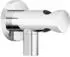 Dornbracht Wandanschlussbogen mit integriertem Brausehalter, runde Rosette 60mm (28490660-39)