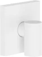 hansgrohe Wandanschluss Fixfit Fine m R&uuml;ckflussverh., E, eckig, mattwei&szlig;