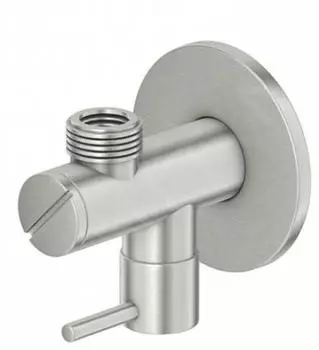 Steinberg Eckventil 1/2" x 3/8" Brushed Nickel (100 1640 BN)
