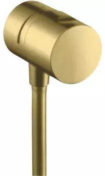 Hansgrohe AXOR Uno Wandanschluss Stop mit Absperrventil, Brushed Brass (38882950)