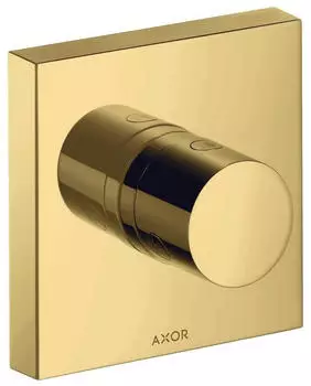 Hansgrohe Axor Starck Trio/Quattro Ab- und Umstellventil Unterputz, polished gold optic (10932990)