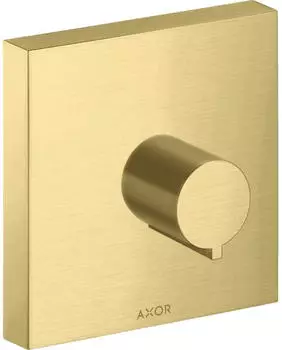 Hansgrohe ShowerSolutions Abstellventil 120/120 Square Unterputz, eckig, Brushed Brass (10972950)