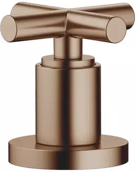 Dornbracht TARA Seitenventil rechtsschlie&szlig;end, Bronze geb&uuml;rstet (20000892-42)