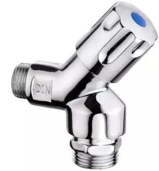Cornat Maschinen-Anschlussventil 1/2" mit R&uuml;ckflussverhinderer, Messing verchromt (TEC301305)