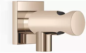 Dornbracht Wandanschlussbogen mit integriertem Brausehalter Champagne (22kt Gold) (28490970-47)