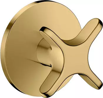 Hansgrohe AXOR One Absperrventil Unterputz Kreuzgriff Polished Gold Optic (48771990)