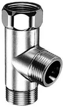 Schell T-St&uuml;ck f&uuml;r NA- und Sp&uuml;ltischventile 3/4" chrom (270880699)