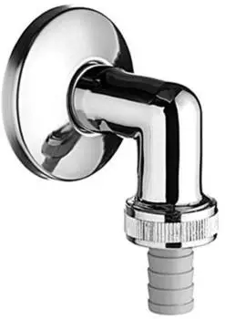 Schell Anschlussbogen 1/2" AG mit Rosette, Chrom (248370699)