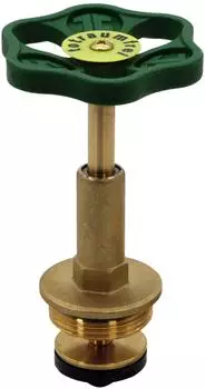 Schl&ouml;sser Schr&auml;gsitzventil Oberteil DN32 1&frac14;" Messing, lange Spindel (18143200001)