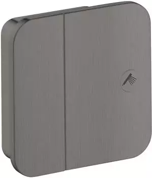 Hansgrohe AXOR One Absperrventil Unterputz, brushed black chrome (45771340)