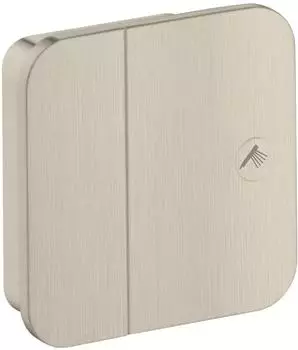 Hansgrohe Axor One Fertigmontageset Unterputz-Absperrventil, 1 Verbraucher, geb&uuml;rstetes Nickel (45771820)