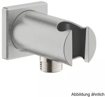 GROHE Rainshower Wandabgangsbogen mit Wandbrausehalter, eckig, supersteel (26659DC0)