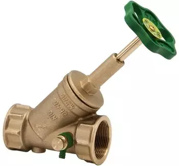 Schl&ouml;sser Freistromventil Schr&auml;gsitzventil DN40 mit Entleerung 1&frac12;" (0015104000001)