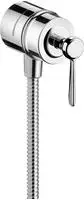 AXOR Montreux Fixfit Wandanschluss Stop mit Abstellventil und Hebelgriff,