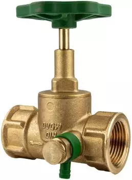 Schl&ouml;sser Durchgangsventil mit Entleerung, steigende Spindel, DN20, 3/4" (11102000001)