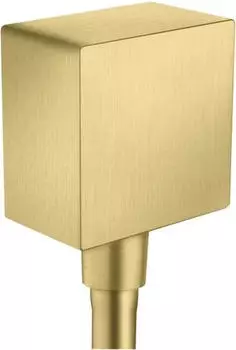 Hansgrohe AXOR FixFit Square Schlauchanschluss, geb&uuml;rstetes Messing (36732950)
