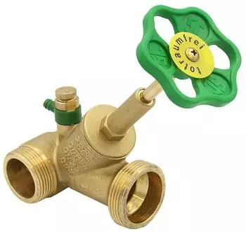 Schl&ouml;sser Abzweig T-Ventil Freistrom DN25 1" x 1 1/2" (75002502001)