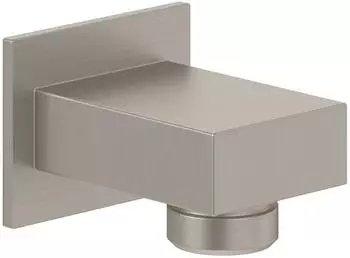 Villeroy & Boch Universal Showers Wandanschlussbogen, eckig, brushed nickel matt (TVC00045700064)