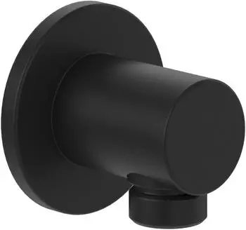 Villeroy & Boch Universal Showers Wandanschlussbogen, rund, schwarz matt (TVC000456000K5)