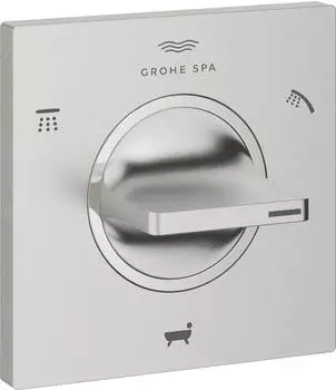 GROHE Allure 3-Wege-Umstellung Fertigmontageset supersteel (19590DC1)