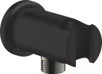 GROHE Rainshower Wandanschlussbogen mit Brausehalter, matt schwarz (266582430)