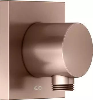 KEUCO IXMO Schlauchanschluss DN 15, eckig, rotgold geb&uuml;rstet (59547290002)