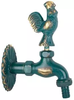 Boni-Shop Nostalgie Auslaufventil Messing, patiniert, 1/2"