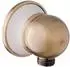 PaulGurkes Wandanschlussbogen Nostalgie Messing, Bronze-Optik (PGWABNX-B)
