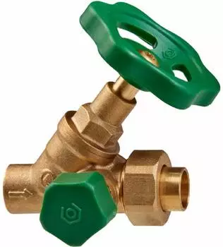 Cornat L&ouml;t-Absperrventil 22mm Messing mit Entleerung (T571405)