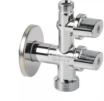 Arco Combi Mac Eckventil 1/2"x3/8"x3/4" Chrom Messing (COMB5MAC)