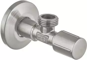 GROHE Eckventil 1/2"&times;1/2" Metallgriff supersteel (22041DC1)
