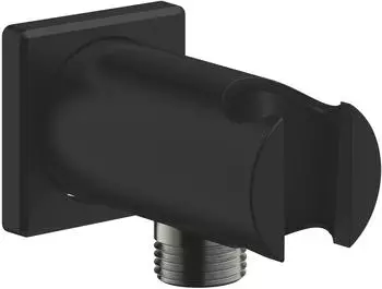 GROHE Rainshower Cube Wandanschlussbogen mit Brausehalter, eckig, mattschwarz (266592430)