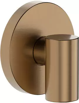 Hansgrohe FixFit Fine S Wandanschluss mit Rückflussverhinderer, gebürstete Bronze (28882140)