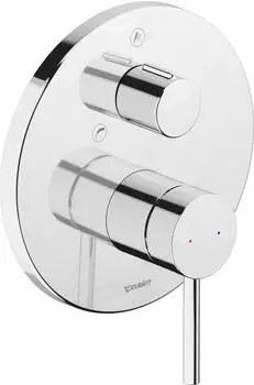 Duravit Circle Einhebel-Wannenmischer UP, 2 Verbraucher, Keramiksystem, chrom (CE5210018010)
