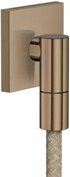 Hansgrohe AXOR Fine Wandanschluss eckig, gebürstet Bronze (36738140)