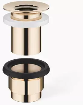 Dornbracht Siebventil 1 1/4" für Becken ohne Überlauf, Champagne (22kt Gold) (10110970-47)