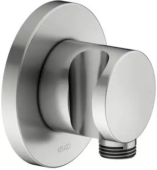 KEUCO IXMO Schlauchanschluss mit Brausehalter, rund, Edelstahl-finish (59592060001)