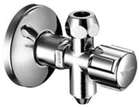 Schell COMFORT Eckventil mit Entleerungsstutzen, Badarmaturen, 049250699, chrom
