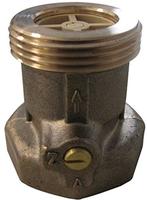 Oventrop Sperrventil SVE Messing DN 32, 1 1/4", G 2" 1070010