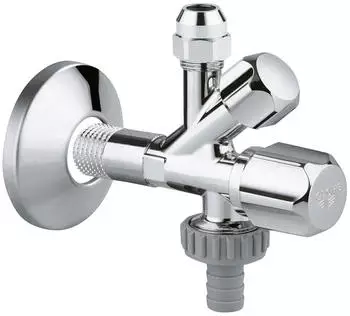 GROHE Original WAS Kombi-Eckventil 1/2 Zoll x 3/8 Zoll nicht selbstdichtend (22035000)