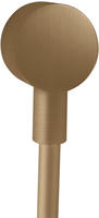 hansgrohe Axor Schlauchanschluss 27451140 rund, mit R&uuml;ckflussverhinderer, brushed