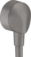 Hansgrohe - Fixfit - Wandanschluss E Ohne R&uuml;ckflussverhinderer, Schwarz Chrom