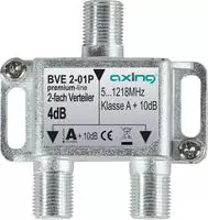 Axing/SKT BVE2-01P, Axing/SKT Axing BVE2-01P 2-fach Verteiler, 5 - 1218 MHz, Bauform