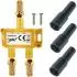 TronicXL SAT-Splitter 2-fach, HD, DC-Durchlass, Wetterschutz