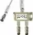 TronicXL IEC Antennenverteiler 2-fach, DVB-T2/DVB-C/DVB-S, mit Kabel und Adaptern