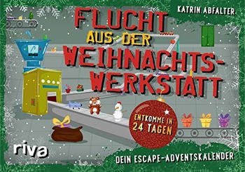 Riva Verlag Flucht aus der Weihnachtswerkstatt Dein Escape-Adventskalender 2019