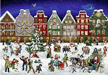 Coppenrath Puzzle-Adventskalender: Winterabend in der Stadt