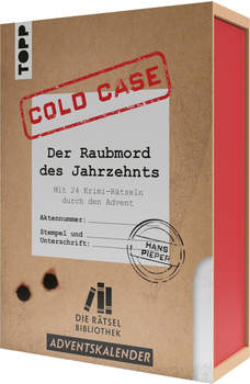 Busse Seewald Die Rätselbibliothek Adventskalender Cold Case: Der Raubmord des Jahrzehnts: