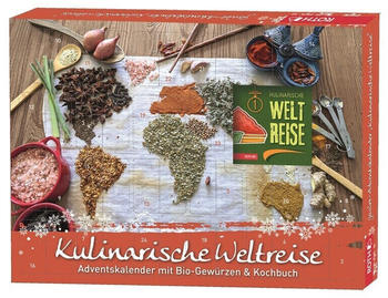 ROTH Gewürz-Adventskalender - Kulinarische Weltreise (24 x 5g + Kochbuch) 2023